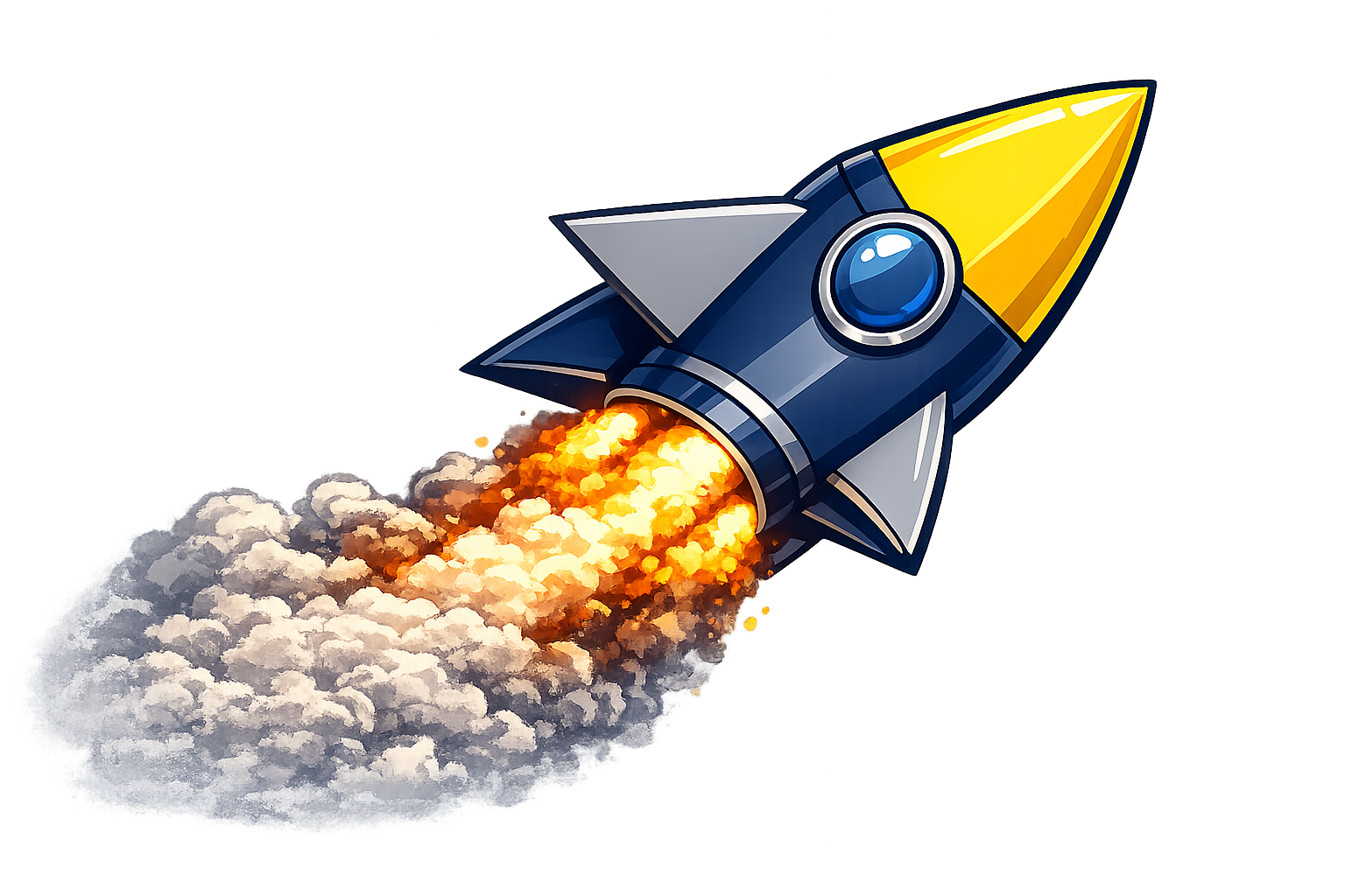 Latimer Tuition logo folded up into a space ship and taking off.