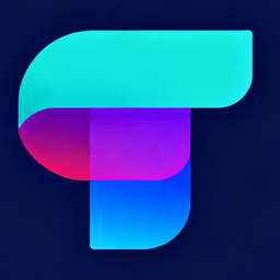 Tutro logo featuring an abstract turquoise, magenta and blue letter T.